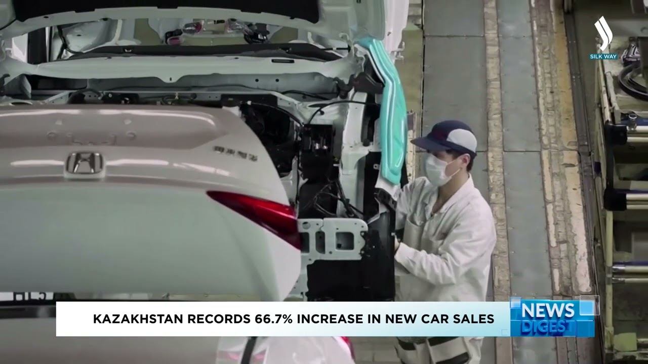 Продажи новых авто в Казахстане выросли на 66,7% | Jibek Joly TV смотреть онлайн