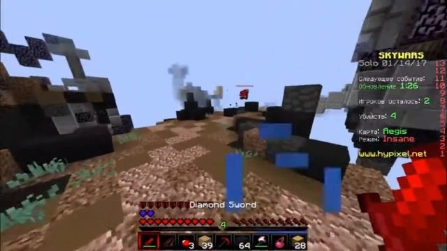 💕Первый Скайварс (ЭПИК) #1- Minecraft Sky Wars(Mini Game) |HYPIXEL|💕 смотреть онлайн