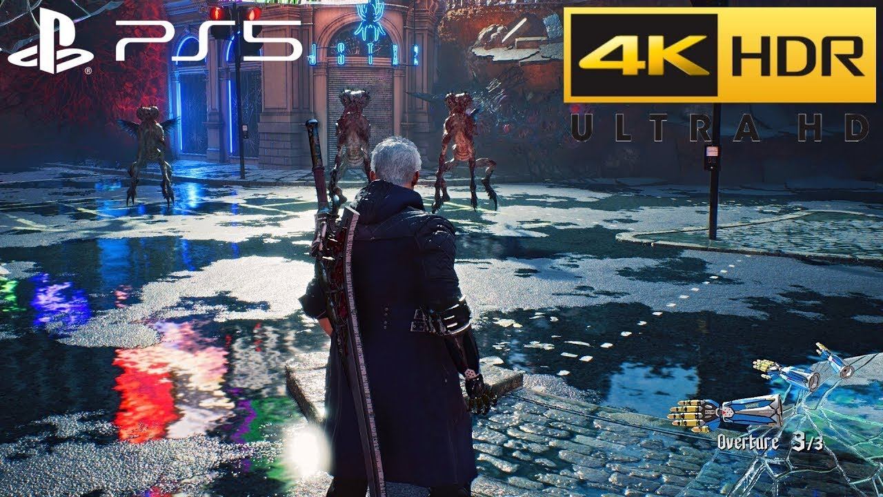 PS5 4K HDR & Devil May Cry 5 Express Pass | Game Clips - V & Nero смотреть онлайн