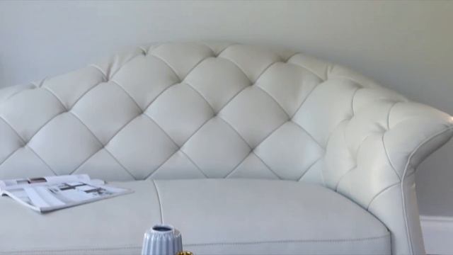 Luxe Leather Chaise Lounge