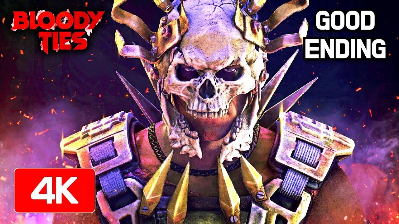 [4K] 다잉라이트2 블러디 타이즈 굿엔딩 -  씨로생존 마스크포기 엔딩 (노멘트)