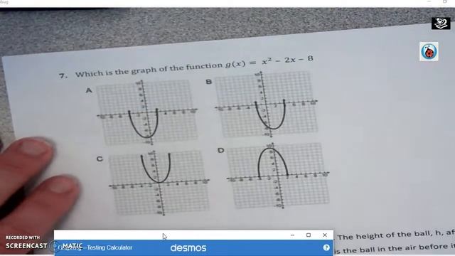 Math 1 Quadratics Quiz Review смотреть онлайн