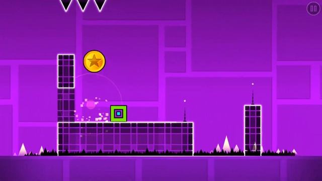 играю в игру геометрия даш прохождение 1 уровень #часть1 смотреть онлайн