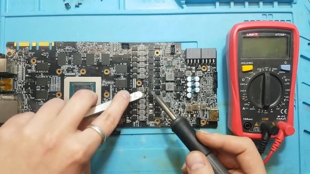 GTX 1080Ti AORUS - Ремонт цепей питания