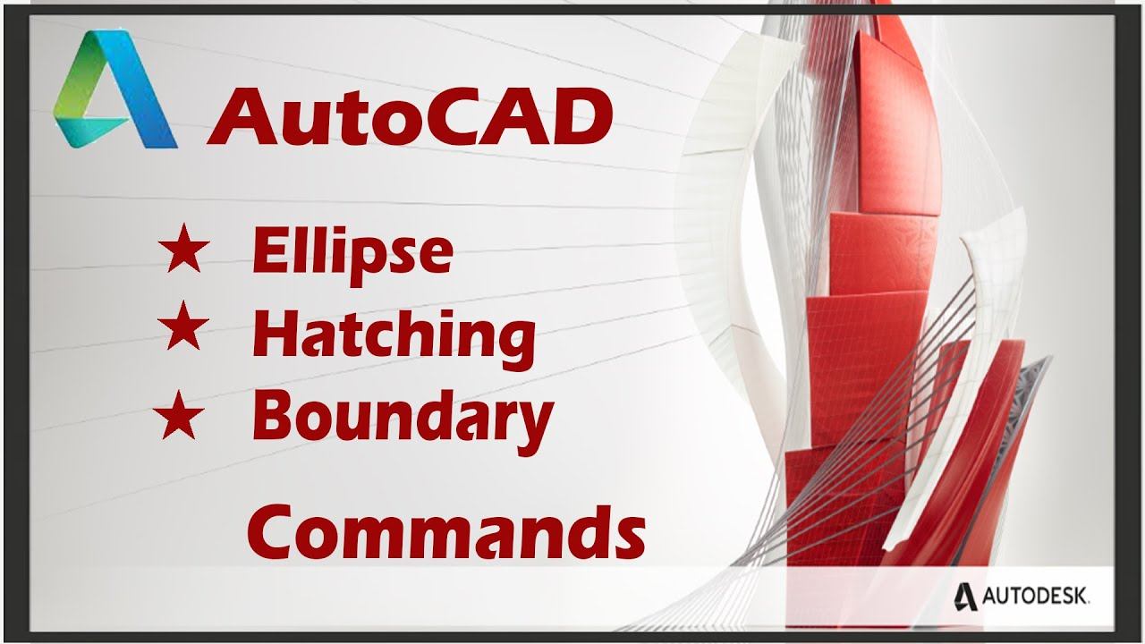 Auto-CAD ELLIPSE, HATCHING & BOUNDARY LecTue - 6 in Hindi смотреть онлайн