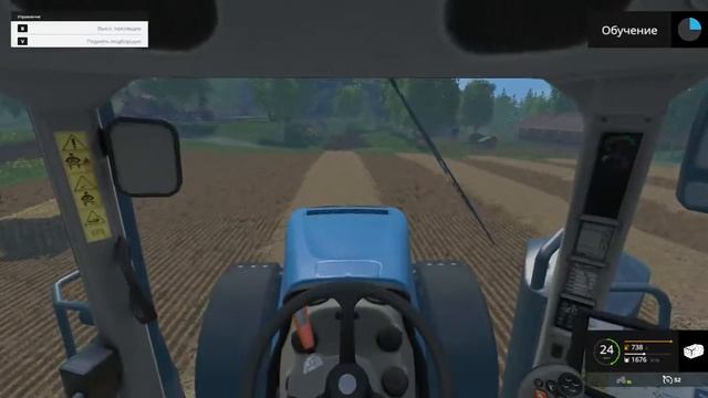 Урок 6: Квадратный тюковщик Farming Simulator 2015 смотреть онлайн
