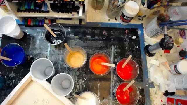 Acrylic pour the experiment continues смотреть онлайн