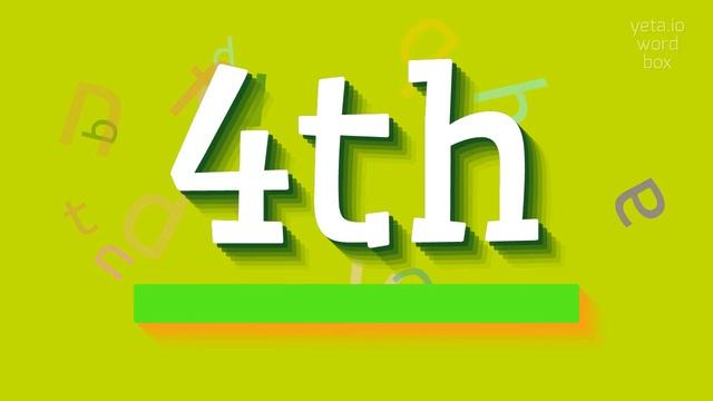 HOW TO PRONOUNCE 4TH? #4th смотреть онлайн