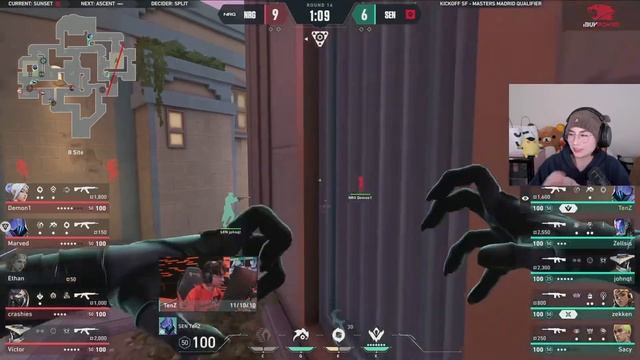 Kyedae reacts to SEN vs NRG | Map Sunset | VCT 2024 Americas Kickoff Full Match [Map 1]. смотреть онлайн