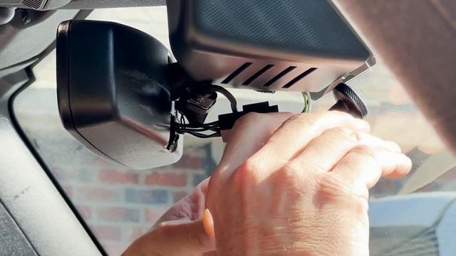 Installing power mirror adapter for a dash cam смотреть онлайн