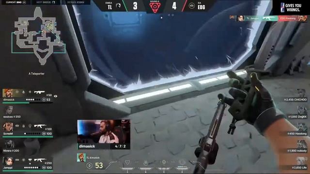 TL(ScreaM レイズ) VS EDG(ZmjjKK レイズ) バインド 日本語ハイライト Groups Day4 - VALORANT Champions 2022 смотреть онлайн