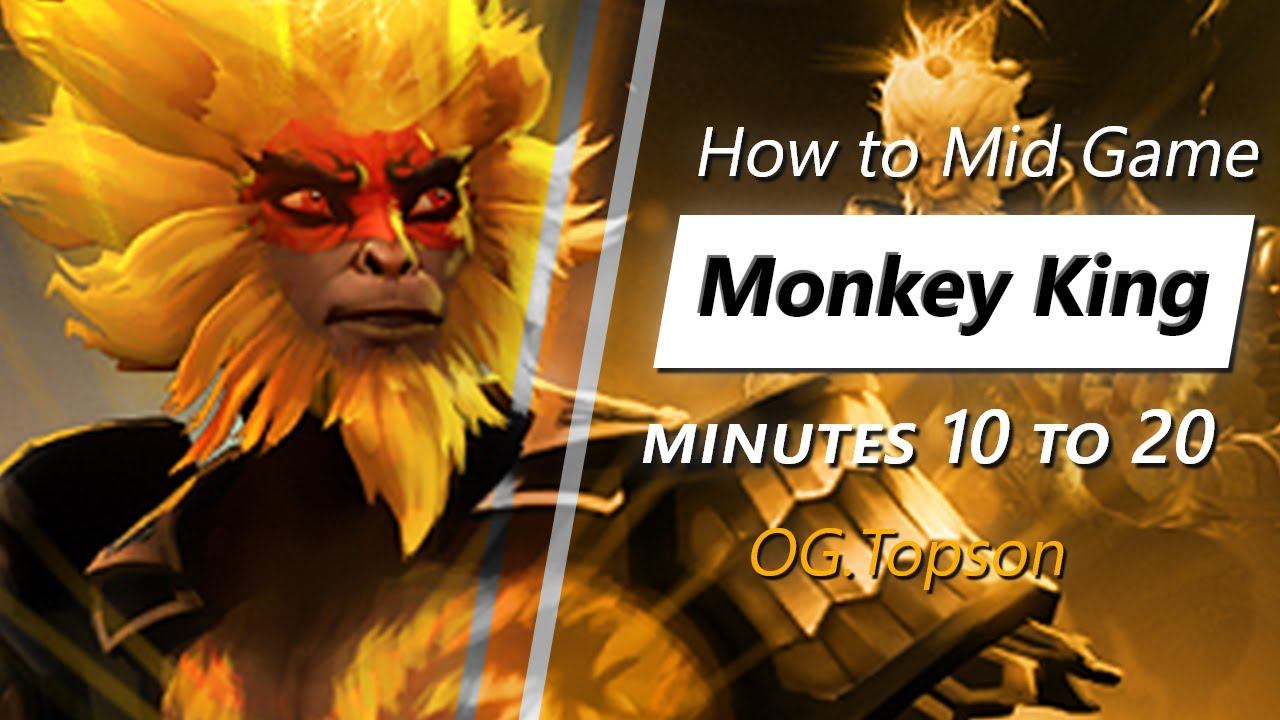 Topson mid game Monkey King | Minute 10 to 20 смотреть онлайн