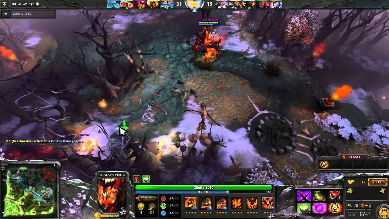 Arteezy (Shadow Fiend) Gameplay Dota 2 смотреть онлайн