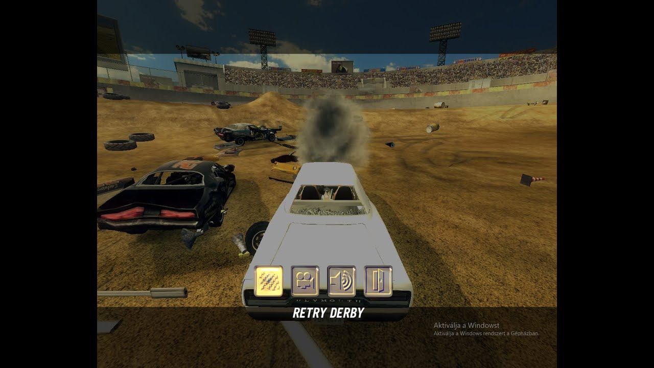 Flatout 2 Playing with every street class car on derby смотреть онлайн