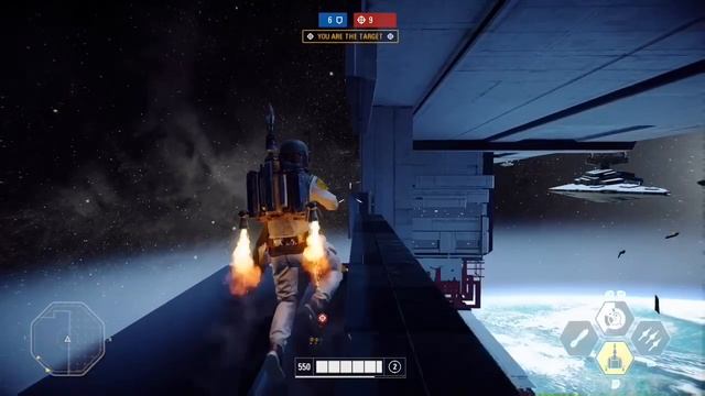 Star Wars Battlefront 2 Heroes Vs Villains Death Star 2 Glitch With Boba Fett смотреть онлайн