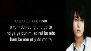 SS501 - Because I'm Stupid (Easy Lyrics)