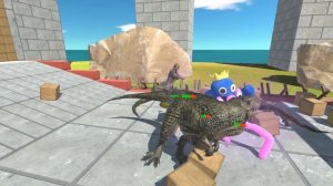 T-rex Evolution Challenge | Rainbow Friends Attacks - ARBS