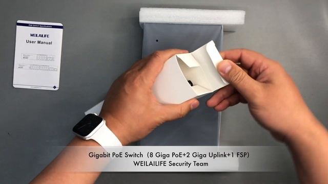 WEILAILIFE Gigabit PoE Switch (8 Giga PoE+2 Giga Uplink+1 FSP) смотреть онлайн