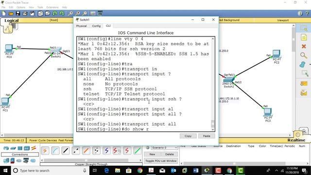 Cisco Basic Configuration SSH Tagalog Cisco Part 3 смотреть онлайн