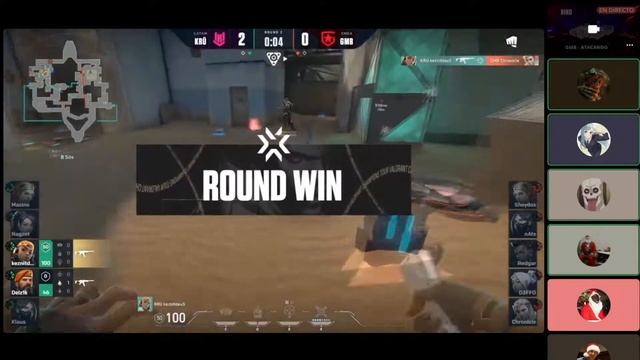 REACCION KRU VS GAMBIT SEMIFINAL VALORANT CHAMPIONS смотреть онлайн