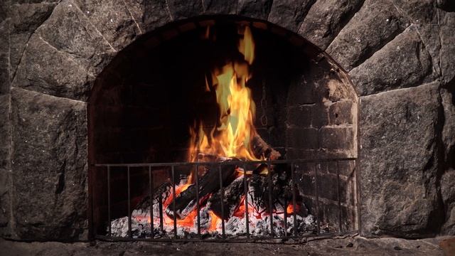 Fireplace Fire 4k Calming Sounds Music Камин смотреть онлайн