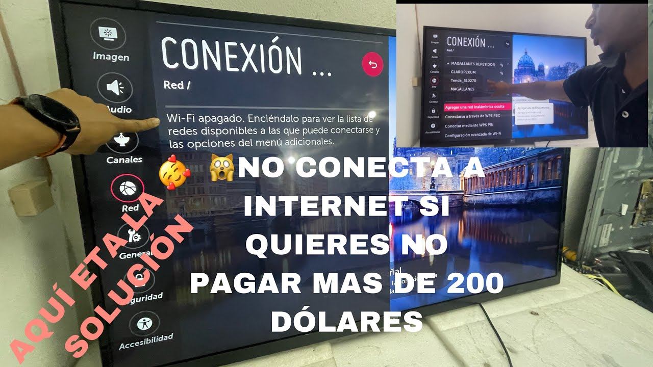 SMART TV LG NO SE CONECTA A INTERNET SOLUCIÓN MUY AFECTA Y RÁPIDA //SAMSUNG//SONY//PANASONIC смотреть онлайн
