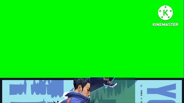 YORU Valorant 3D Animation Character With Green Screen And Overlay, Etc.
