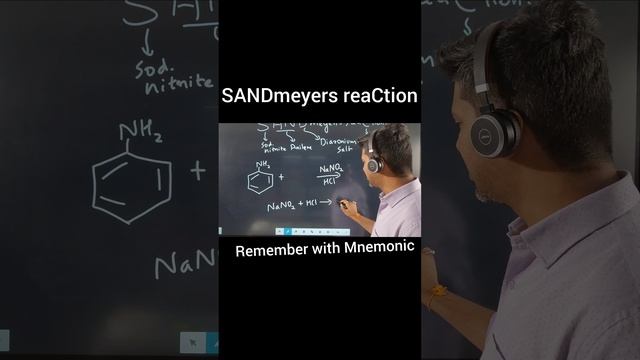 How to remember Sandmeyers reaction in less than 1min!!! смотреть онлайн