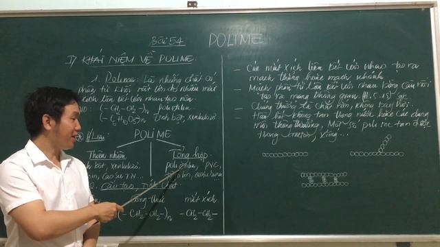 Hoá học 9/bài 54: Polime tiết 1 смотреть онлайн