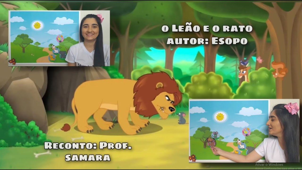 O Leão e o Rato 🦁🐀 Esopo смотреть онлайн