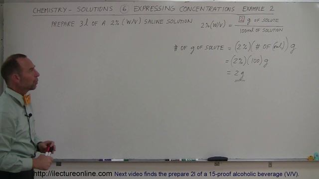 Chemistry - Solutions (6 of 53) Expressing Concentrations: Example 2 смотреть онлайн