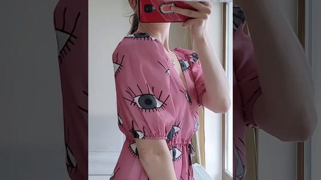 Платье пляжное в оригинальной расцветке! смотреть онлайн