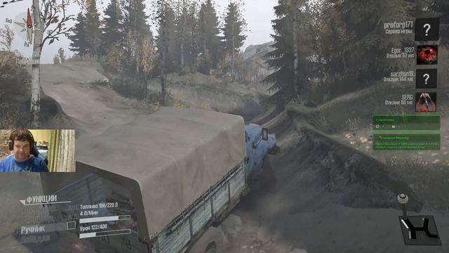 СТРИМ - SpinTires.Месим грязь и возим лес. смотреть онлайн