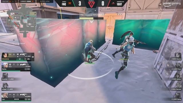 THE 3K From FNATIC Chronicle | FNATIC vs 100 Thieves смотреть онлайн