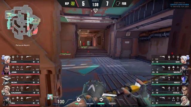 Ninjas in Pyjamas x FURIA (Mapa 1: Breeze) | VALORANT Challengers Brasil - Playoffs смотреть онлайн