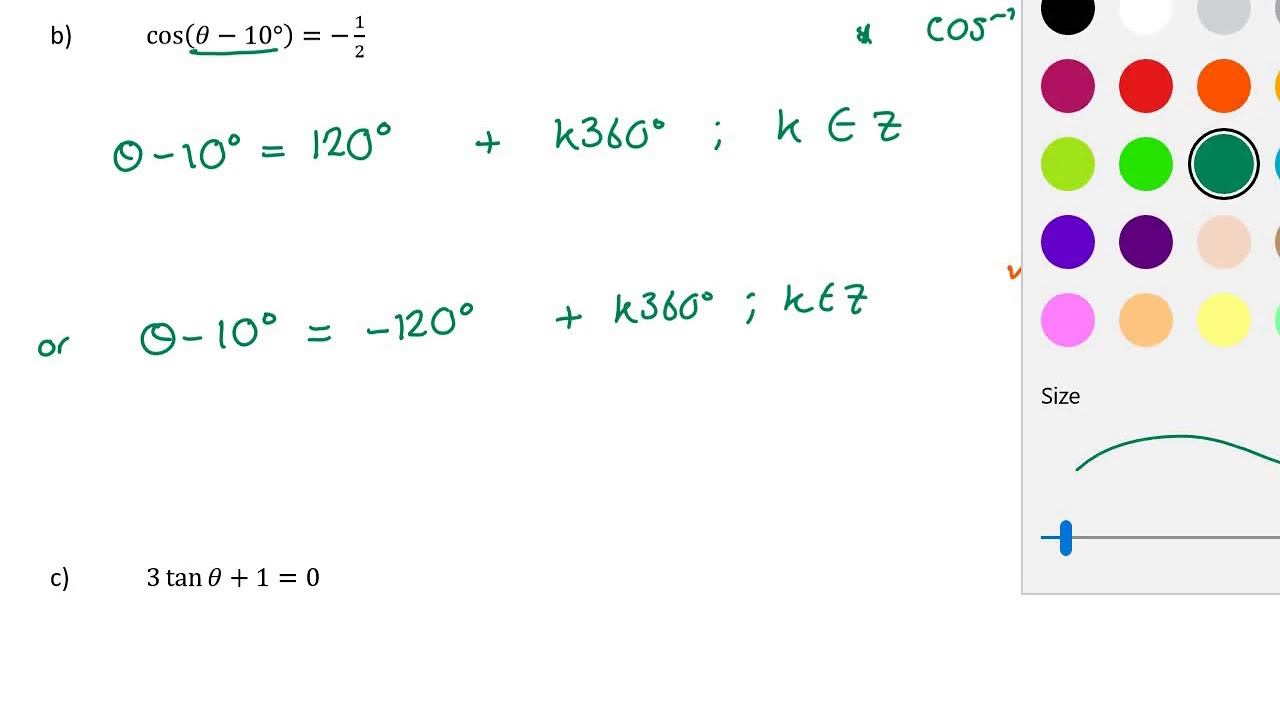Grade 12 Trig - Topic 6.1 - Grade 11 Trig Equations смотреть онлайн