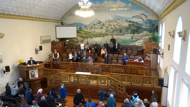 Общее пение ЦЦ ЕХБ г. Кривой Рог - Если в бурях жизни смотреть онлайн