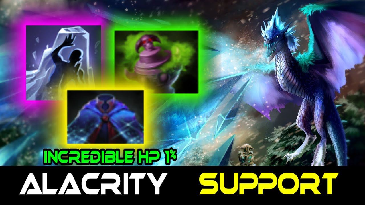 ALACRITY Gameplay SUPPORT WINTER WYVERN [DOTA 2] #dota2 смотреть онлайн