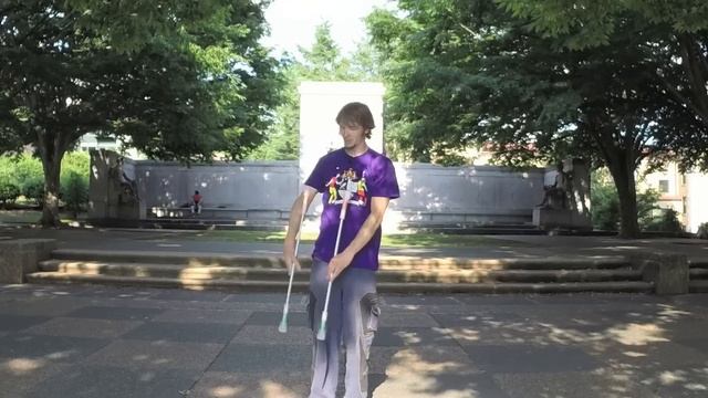 Beginner Double Staff Tutorial: Grip, Timing and Direction смотреть онлайн