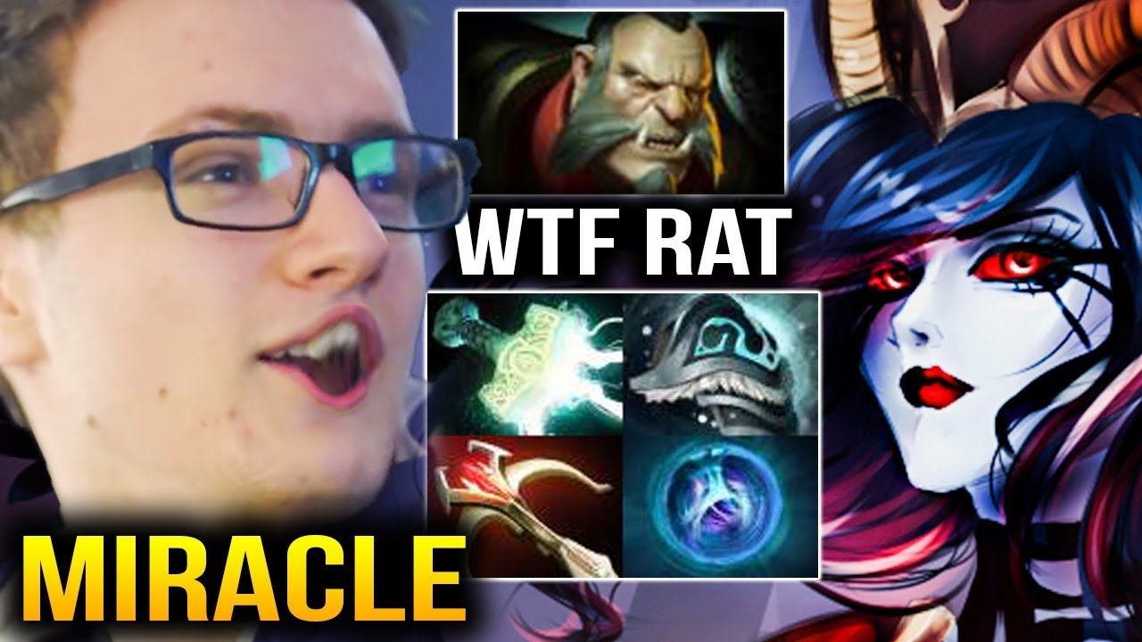 Miracle- Intense Rat Game TRY HARD MODE [Queen of Pain] Dota 2 смотреть онлайн