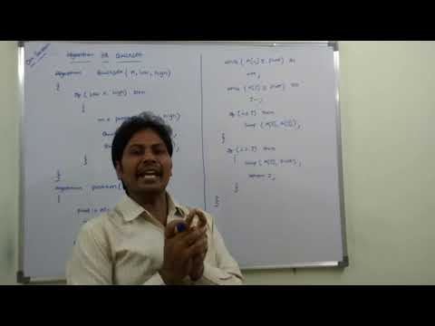 QUICK SORT ALGORITHM AND ITS TIME COMPLEXITY смотреть онлайн