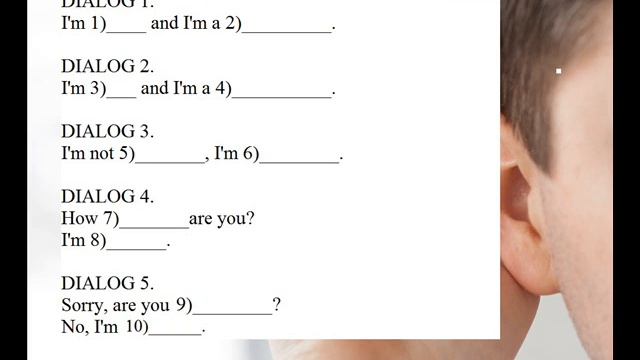HOW OLD ARE YOU?   BEGINNER - LISTENING EXERCISE
