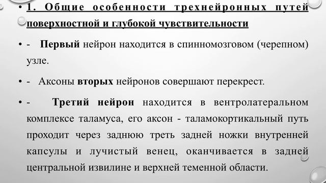 Применение закона эксцентрического расположения путей поверхностной чувствительности в клинпрактике смотреть онлайн