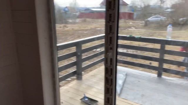 Приемка каркасного дома 6х11 у строителей в д. Мишутино в 65 км. от МКАД, около г. Сергиев-Посад. смотреть онлайн