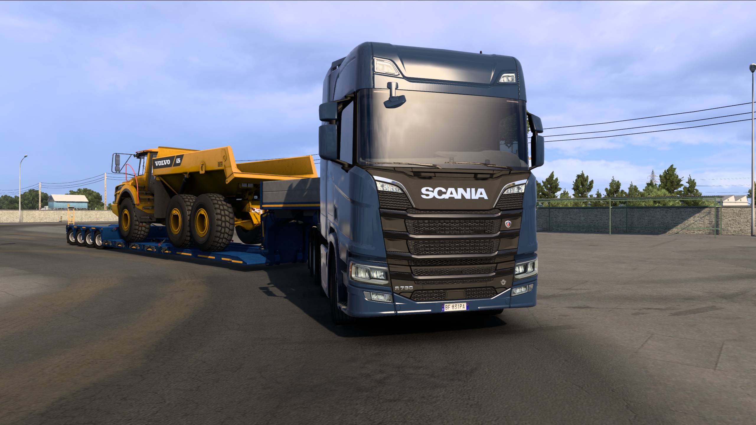 Euro Truck Simulator 2 _ SCANIA _ Сочлененный Самосвал Volvo A250 25Т
