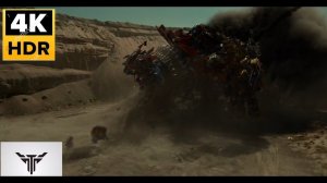 Трансформеры 2 Трансформация Девастатора в 4k HDR