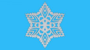 Как сделать снежинку из бумаги. Легкий способ как сделать снежинку