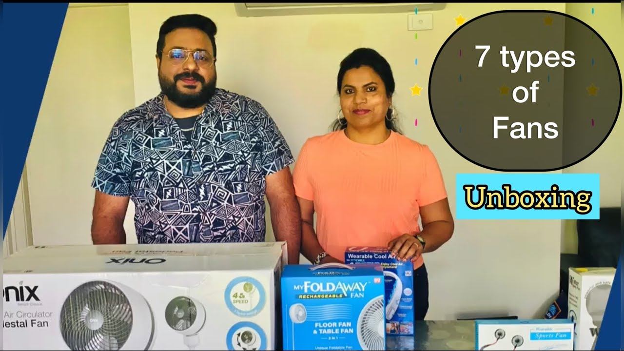 7 types of Fans| Unboxing | 3D Fan |Handheld Fan| നിങ്ങൾക്ക് ഉപകാരപ്രദമായ ഏഴു തരം ഫാനുകൾ смотреть онлайн