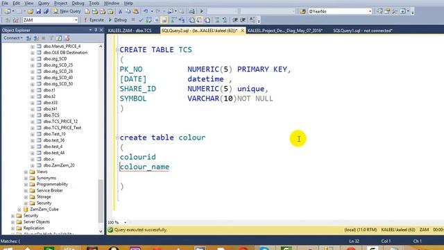 TCS_KALEEL SQL Constaints смотреть онлайн