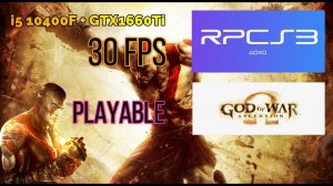 RPCS3 GOD OF WAR ASCENSION